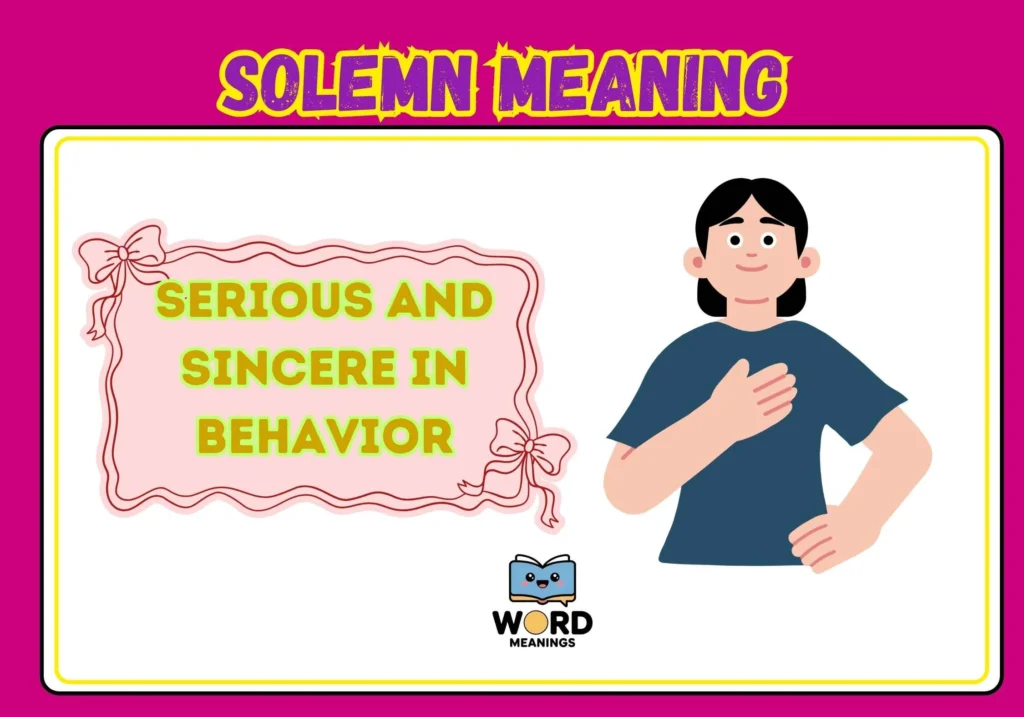 Solemn Meaning
